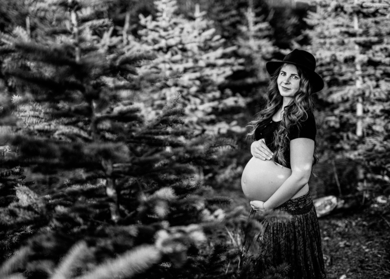 Schwangerschaft Fotoshooting bei Abendlicht Babybauch Fotos in der freien Natur photoart hübner Dein Fotograf 28